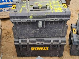 lot 479 image: Lot of (2) Plastic Tool Boxes (empty)