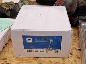 lot 493 image: Mainline XD Two Handle Mop Service Sink Faucet Set Polished Chrome Finish