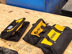 lot 509 image: Lot of (2) DeWalt Tool Bags (empty)
