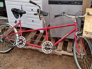 lot 425 image: Lazer Tandem Bike Red Frame