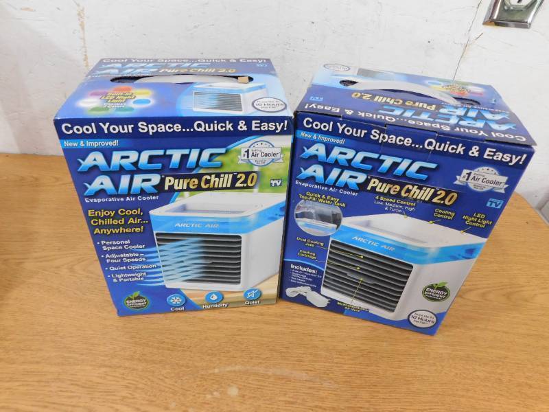lot 45 image: (2) ARCTIC AIR 76 CFM 4 Speed Portable Evaporative Cooler for 45 sq. ft.