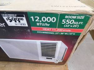 lot 32 image: LG 12,000 BTU Window Air Conditioner with Heat
