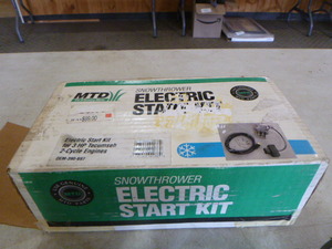 lot 64 image: MTD Snowthrower Electric Start Kit