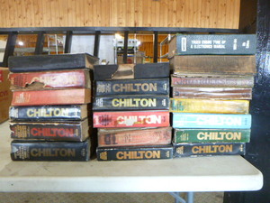 lot 71 image: Collection of Chilton Automotive Repair Manuals