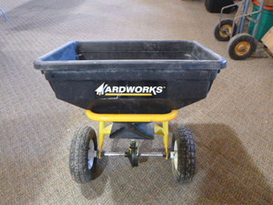 lot 92 image: Yardworks Pull Behind Broadcast Spreader