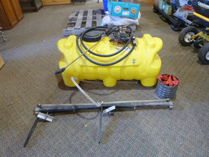 lot 93 image: B&B Technologies 25 Gallon ATV Spot Sprayer with Boom