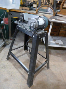 lot 137 image: 2 X 48 Belt Grinder on Stand