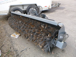 lot 10 image: Bradco Sweepster Hydraulic Skidsteer Sweeper Attachment