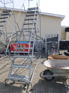 lot 192 image: Cotterman 12 Step Rolling Stairs