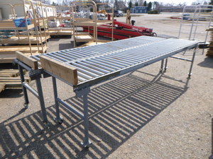 lot 195 image: 2 RollingConveyor Stands
