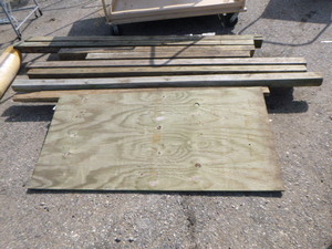 lot 197 image: Green Treated Lumber