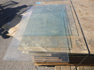 lot 202 image: Tempered Glass Pieces