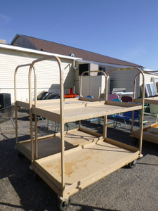 lot 204 image: Two 2-Tiered Carts