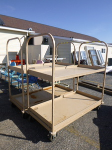 lot 205 image: Two 2-Tiered Carts