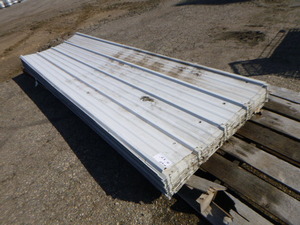 lot 207 image: 48 Sheets of Used Steel Siding