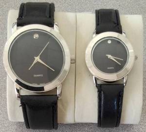 lot 9 image: His & Hers Quartz Matching Watches (View Photos)