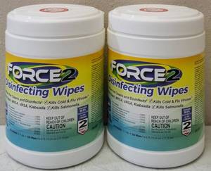 lot 21 image: (2) Pack 2XL Force2  Cleaning Disinfectant Wipes