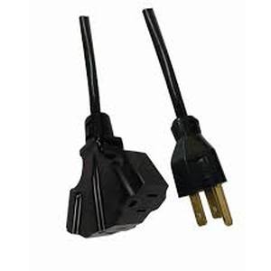 lot 10 image: HDX 100 ft. 163 Light Duty IndoorOutdoor Extension Cord with Multiple Outlet Triple Tap End, Black Customer Returns See Pictures