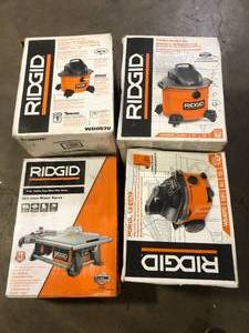 lot 2 image: Lot of Assorted Ridgid Power Tools Various Models and Conditions Customer Returns See Pictures