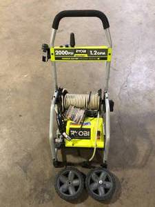 lot 18 image: Ryobi 2000 PSI Pressure Washer  Customer Returns See Pictures