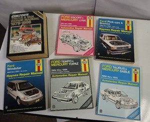 lot 11 image: FORD AUTOMOTIVE SHOP MANUALS -  from 1980s to 2000 - Windstar, Tempo, Van, Bronco, etc.