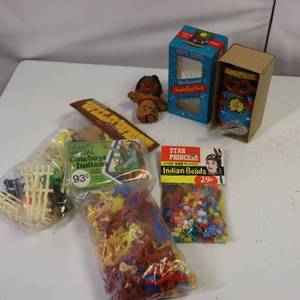 lot 24 image: VINTAGE COWBOYS AND INDIANS in original packaging & more