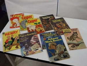 lot 39 image: Casper Comics White Fang  Henry  Johnny Mack Brown  Tarzan & MORE