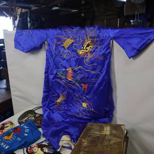 lot 61 image: War Era Vietnam SILKS & Beautiful Kimono