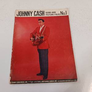 Johnny Cash Song and Picture Folio No. 1  - FIRST EDITION!