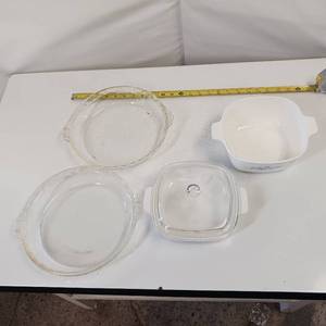 5 pc Corning Ware Set - Vintage - Before the company was bought out and the product degraded...  see logos on pics