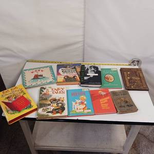 lot 82 image: Interesting LOT of Books - Bob Dylan, Some Vintage Childrens Books