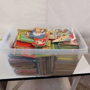 lot 93 image: KIDS LIBRARY - Vintage Childrens Books - LARGE BOX FULL