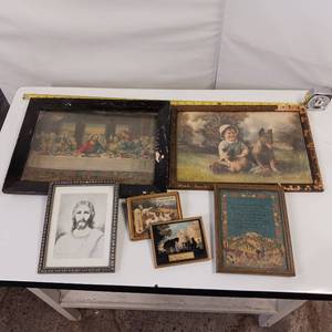 lot 112 image: Lot of Misc. Jesus Images & More