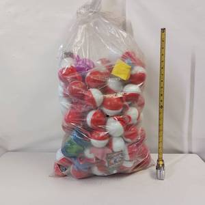 lot 120 image: 14 lb Bag - Pokemon Gotta Catch em All Burger King Pokeball Toys - Mystery LOT