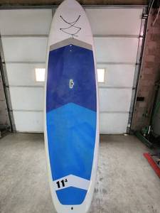 SUP ATX 11'4" Paddleboard with Blue and White Design