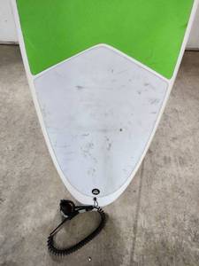 Used Stand-Up Paddleboard with Green Accents - 11'