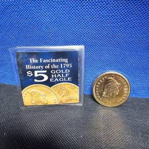 lot 28 image: Copy, 1795 $5 Gold Half Eagle