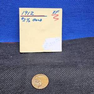 lot 42 image: 1912 $2 12 Gold Coin XF