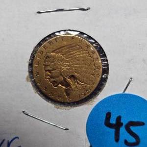 lot 45 image: 1911-P $2 12 Gold Coin