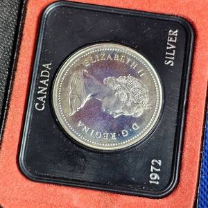 lot 48 image: 1972 Silver Dollar, Toned