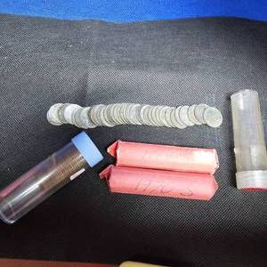 lot 49 image: Misc Lincoln Pennies, Including 1943 Steel Pennies