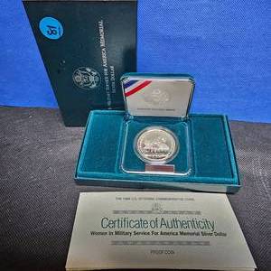lot 81 image: 1994 Service Women Commemerative $(Silver)