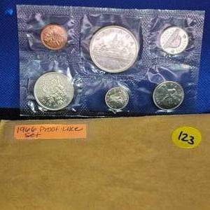 lot 123 image: 1966 UNC Prooflike Set, Canada, Silver