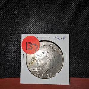 lot 137 image: (2) Lincoln Penny Books wBicentennial Ike