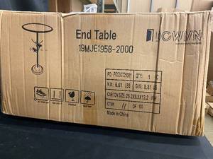 DCWIN End Table 19MJE1958-2000 in Original Packaging