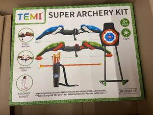 lot 92 image: TEMI Super Archery Kit with Light-Up Features for Ages 3