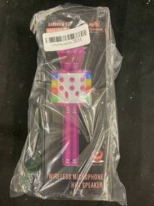 lot 101 image: Unopened Wireless Microphone Hi-fi Speaker with LED Lights