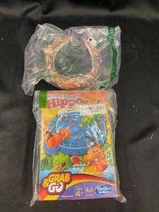 lot 109 image: Hungry Hungry Hippos Grab & Go Game with Marbles