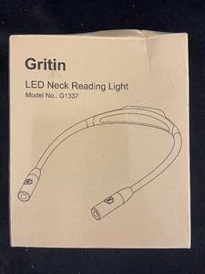 lot 117 image: Gritin LED Neck Reading Light G1337