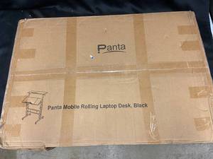 lot 131 image: Panta Mobile Rolling Laptop Desk, Black